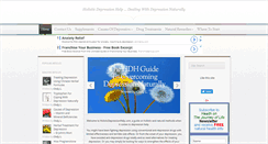 Desktop Screenshot of holisticdepressionhelp.com